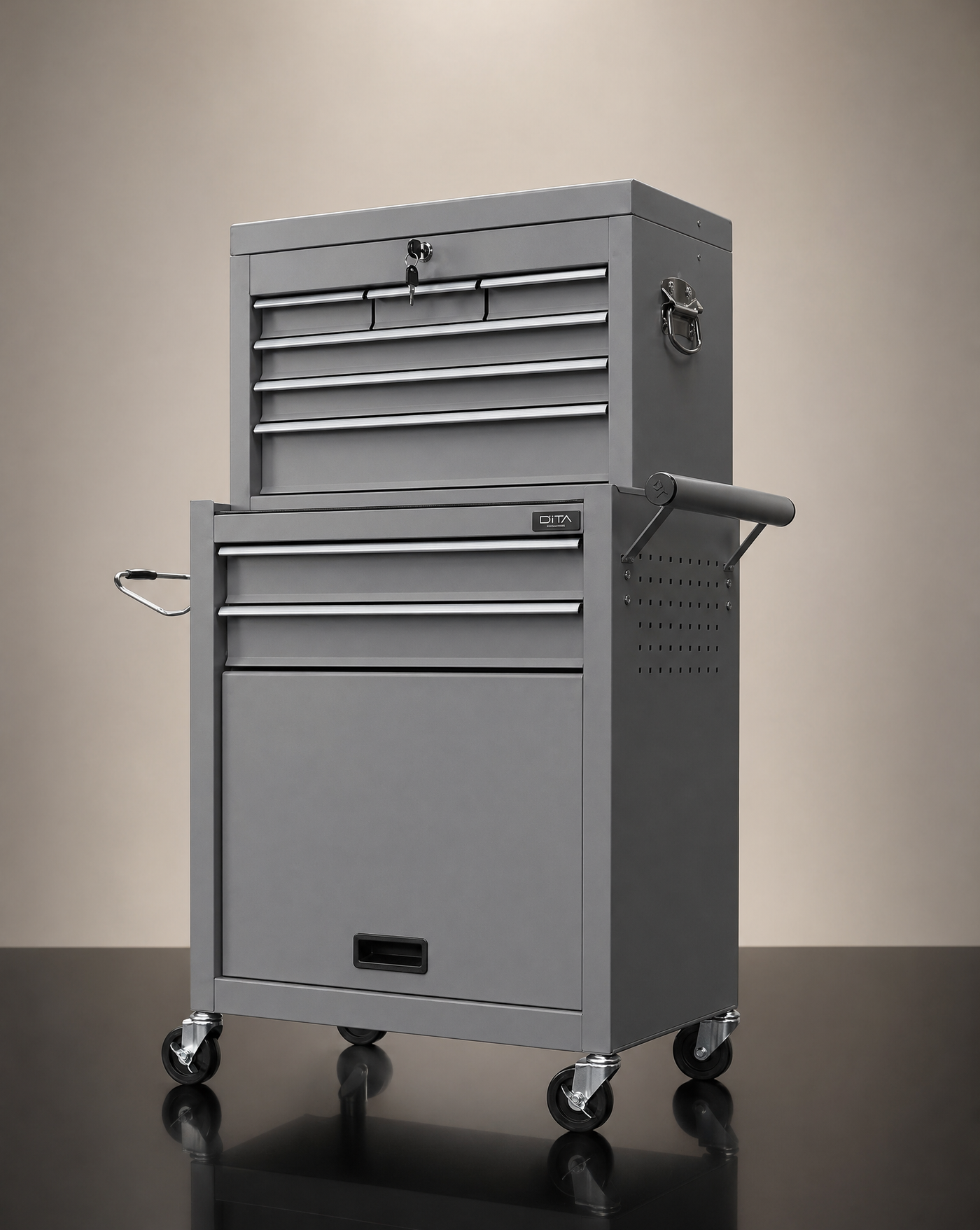 Dita Stack Tool Cabinet — Steel Grey